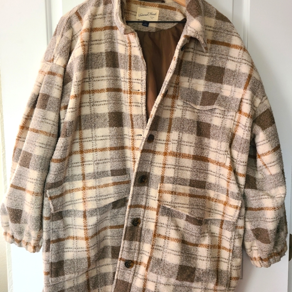 Plaid shacket